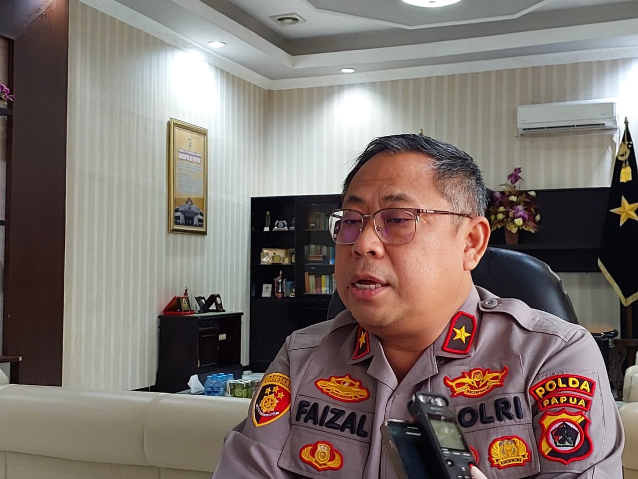 Kepala Operasi Damai Cartenz, Brigjen Pol Faizal Ramadhani.