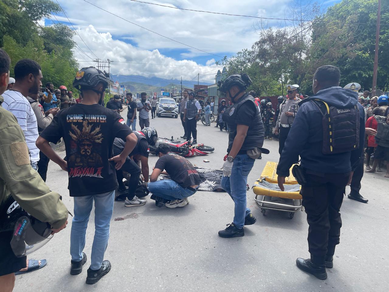 Dilindas Truk Bermuatan Pasir, Anggota Polres Mamberamo Tengah Tewas di Tempat
