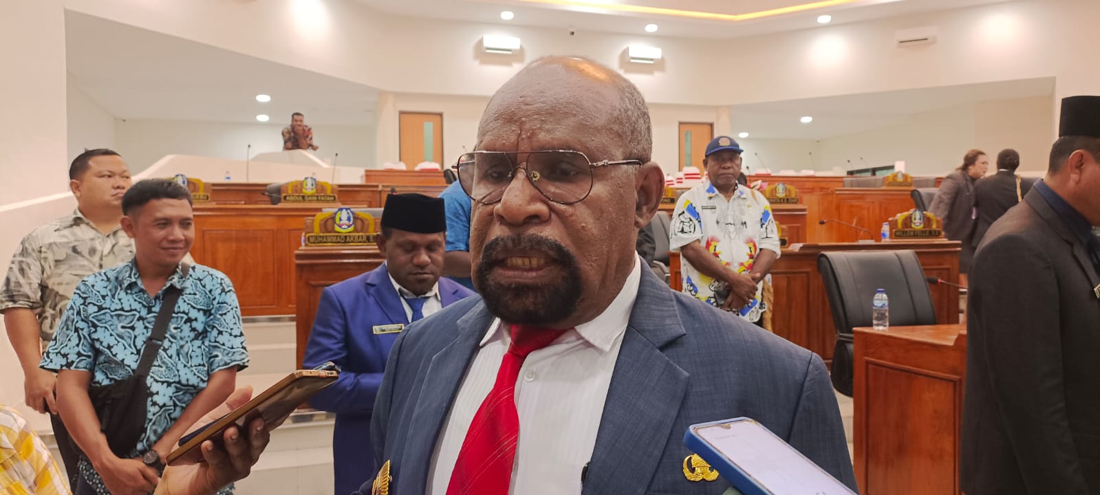 Bupati Jayapura Yunus Wonda (CEPOSONLINE.COM/Yohana)