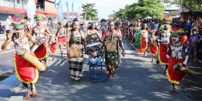 Festival Budaya di Kabupaten Biak Numfor beberapa waktu lalu (Cenderawasih Pos)