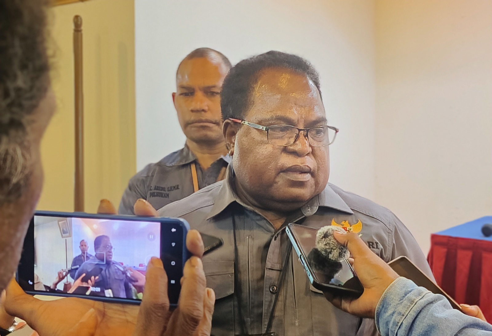 Terry Ansanay, Ketua Pokja Papua Produktif BPP Otsus Papua (CENDERAWASIH POS/ISMAIL)