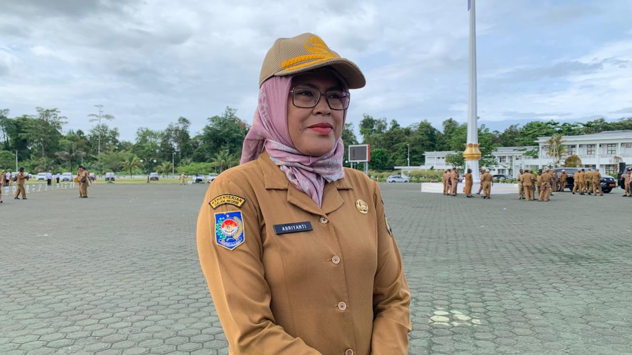 Kepala Dinas Perumahan, Kawasan Permukiman dan Pertanahan Kabupaten Mimika, Abriyanti Nuhuyanan.(Cenderawasih Pos/Moh. Wahyu&nbsp;Welerubun).