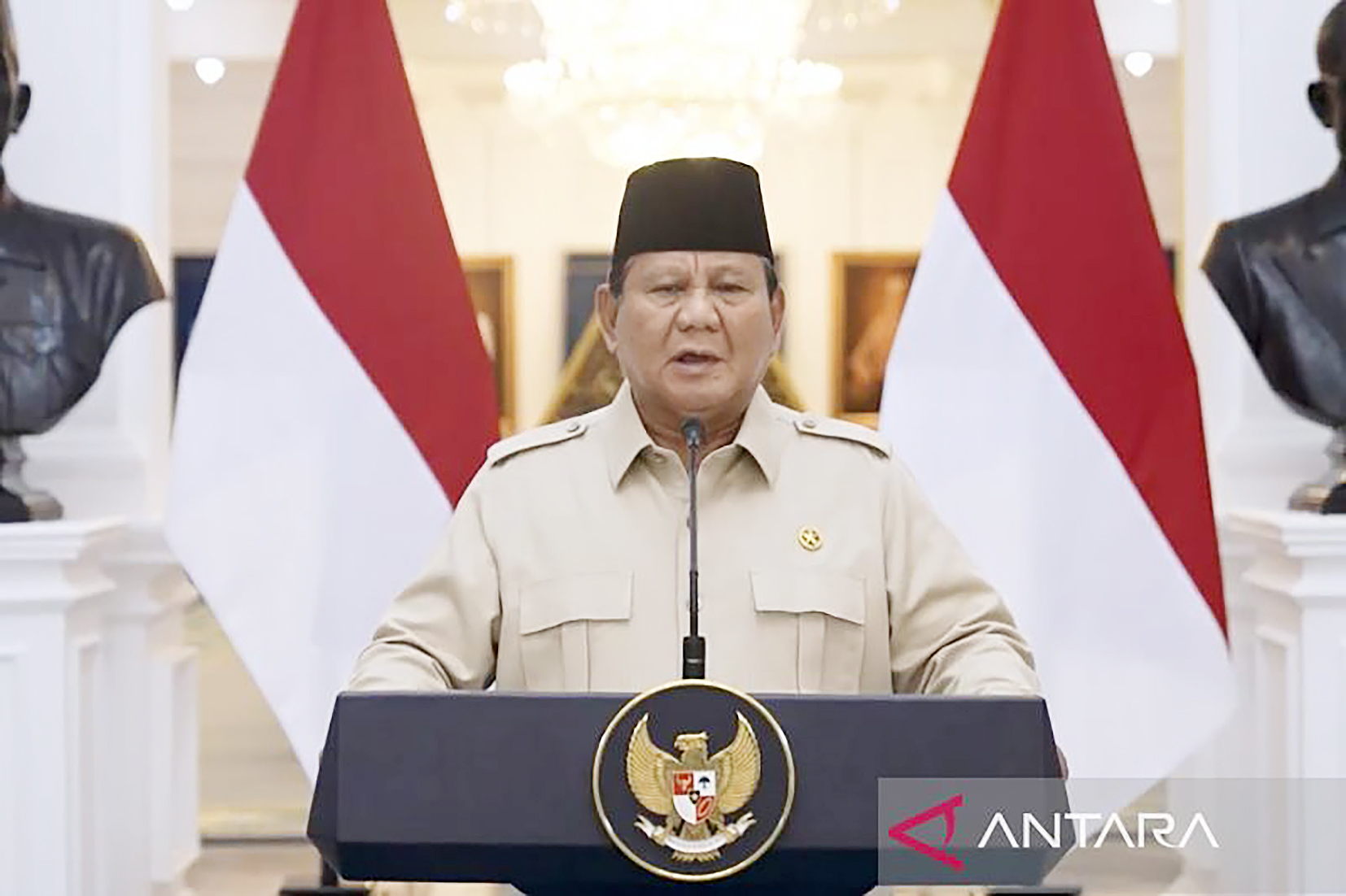 Sumpah Pemuda, Prabowo berpesan anak muda jangan takut bermimpi besar