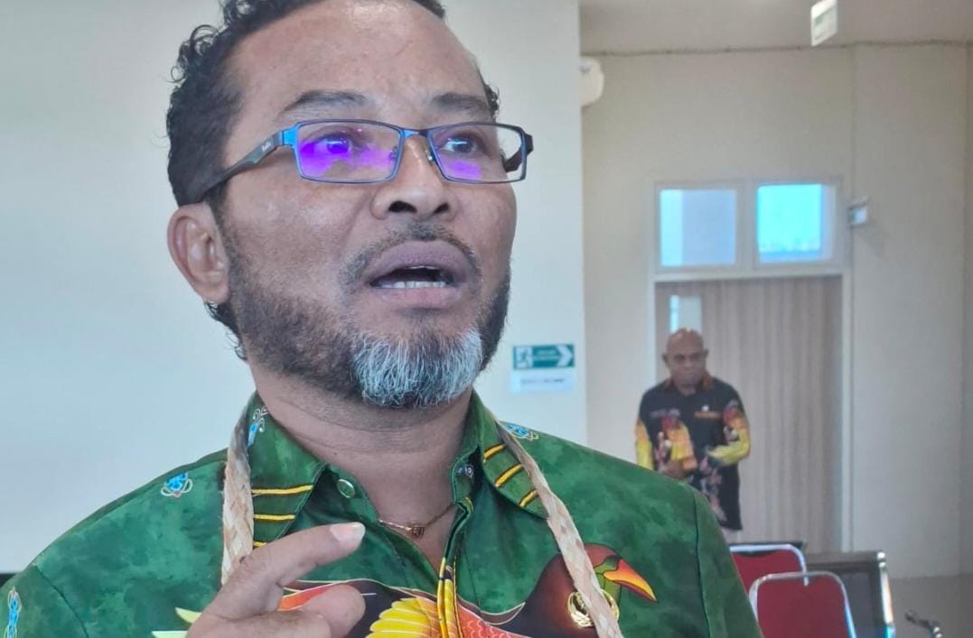 Wakil Bupati Biak Numfor Jimmy C.R Kapissa. (Ceposonline.com/Fiktor Palembangan)