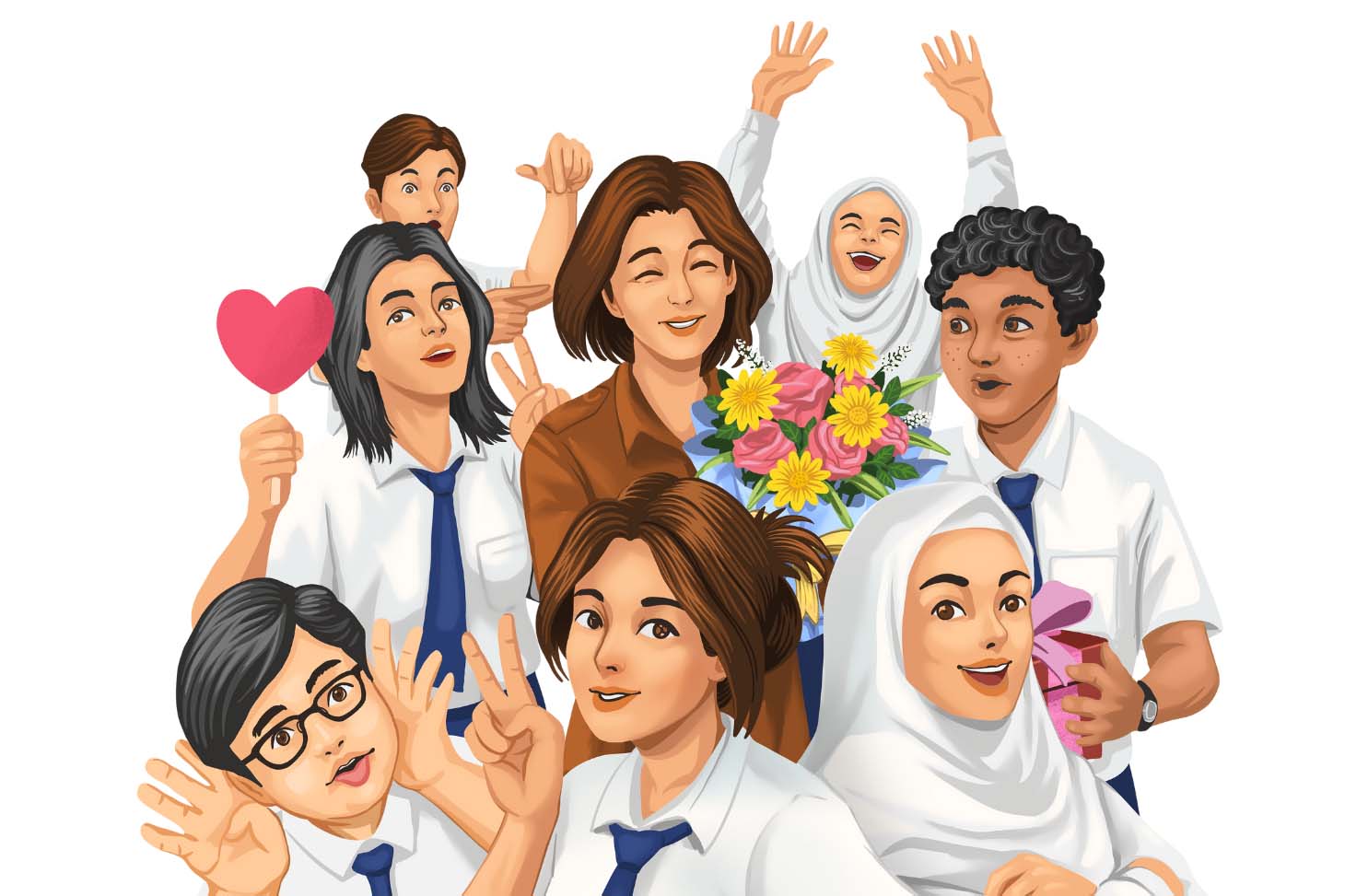 Ilustrasi guru. (CANVA.COM)