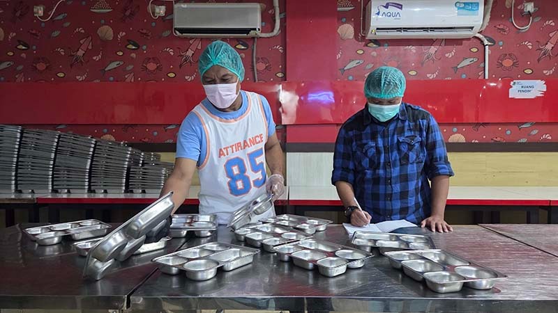Potret Dapur Makan Bergizi Gratis