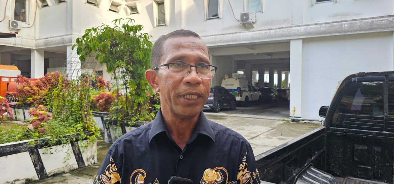 Plt. Kepala BPBD Kota Jayapura, Gerry Ikanubun. (CEPOSONLINE.COM/HANS PALEN).