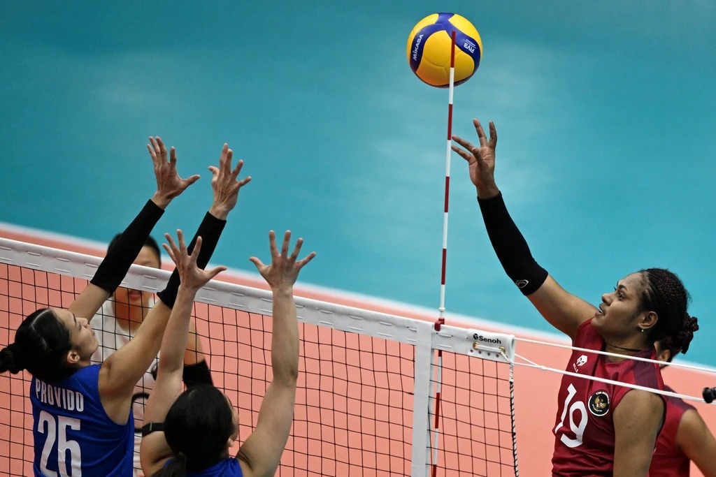 Pascalina Mahuze saat tampil di ajang SEA Games Thailand 2025 (Nova Wahyudi/ANTARA FOTO)