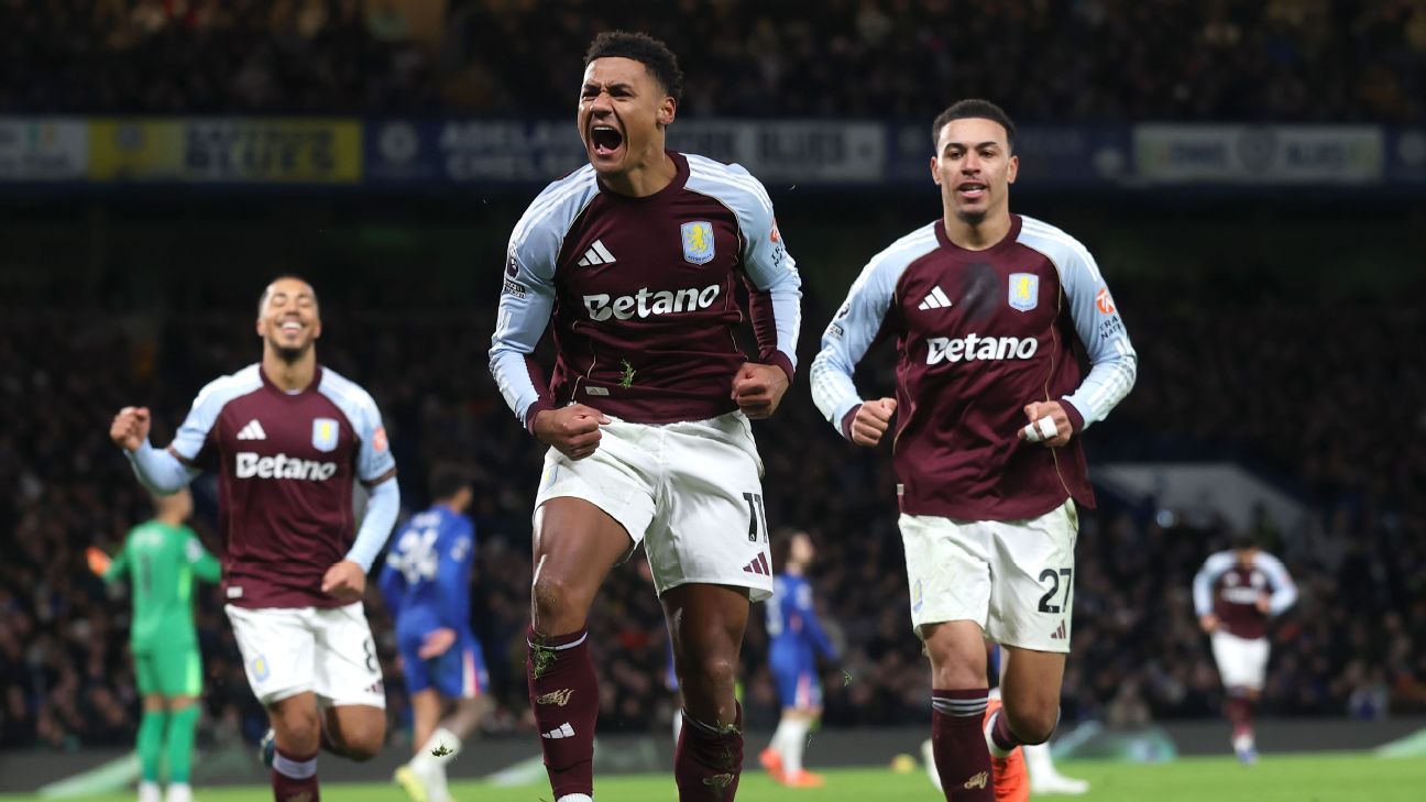 Brace Warkins menangkan Aston Villa saat menang atas Chelsea dengan skor 2-1 pada lanjutan Liga Inggris 2025/2026, Minggu (28/12/2025) pagi.