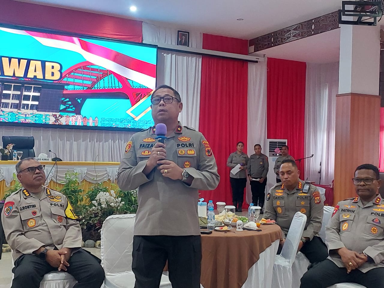 Kepala Satuan Tugas Operasi Damai Cartenz, Brigjen Pol Faizal Ramadhani (CEPOSONLINE.COM/KAREL)