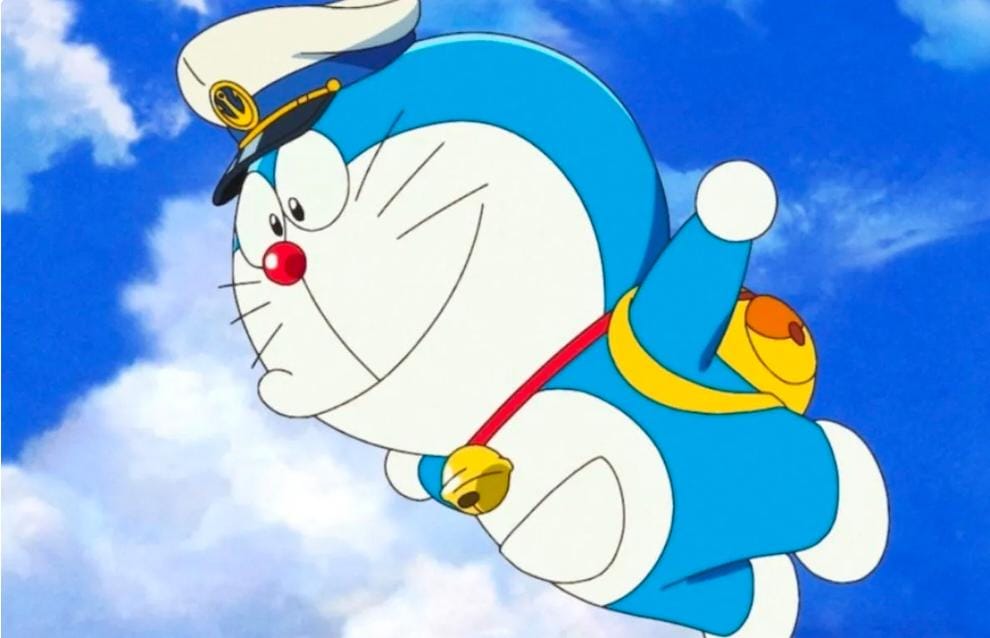 Tangkapan layar - Doraemon terbang. ANTARA/HO-Instagram/@dorachan_official.