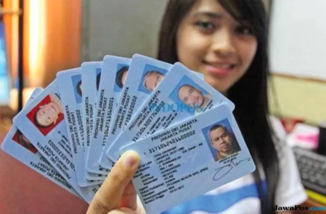 Ilustrasi E-ktp. (JAWAPOS)