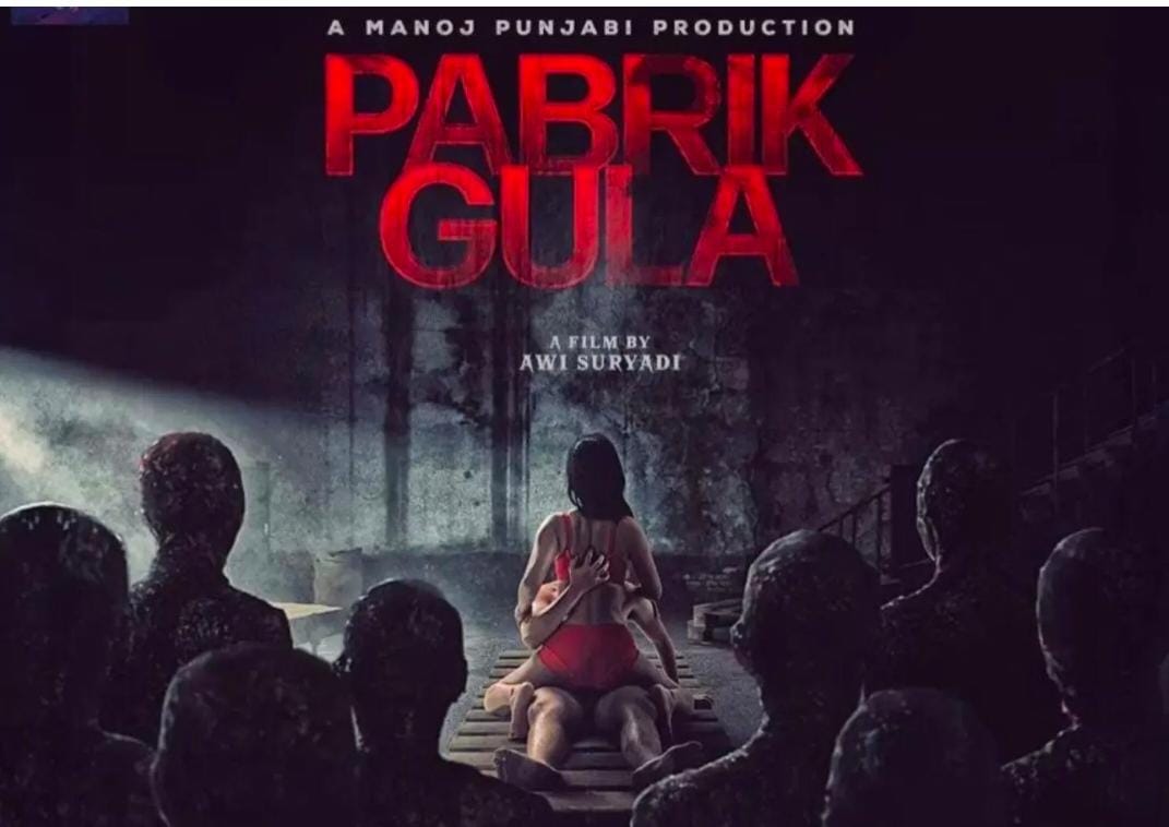 Poster film Pabrik Gula ramai menuai hujatan netizen karena menampilkan adegan dewasa. (X @tanyakanrl)