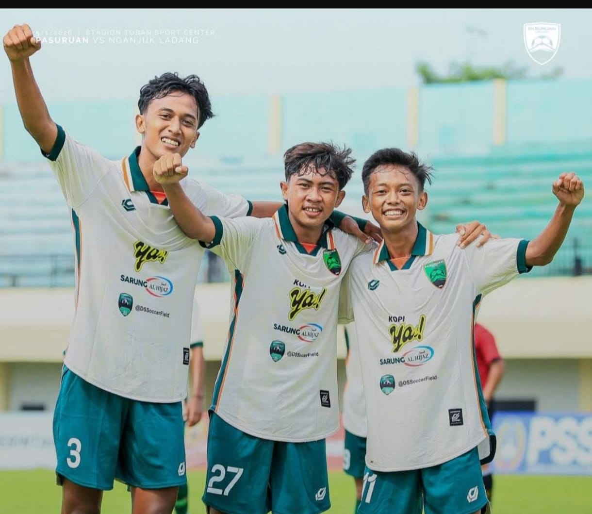 Selebrasi Pemain Pasuruan United usai mengalahkan Putra Jaya beberapa waktu lalu. (Istimewa)