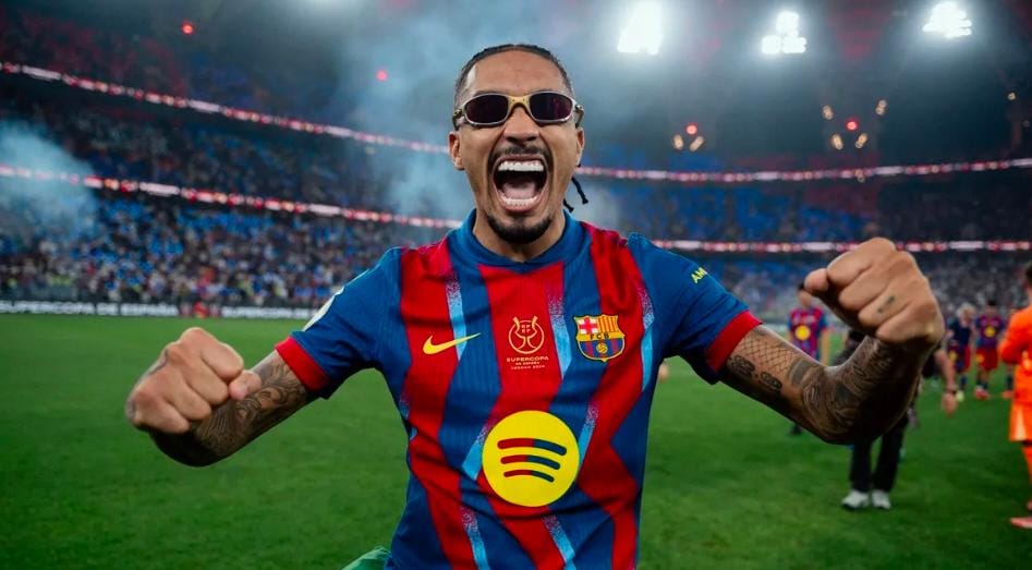 Penyerang Barcelona, Raphinha. (FCBARCELONA.COM)