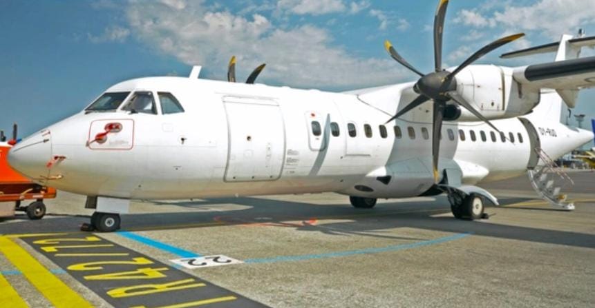 Ilustrasi Pesawat ATR. (Aeropages)