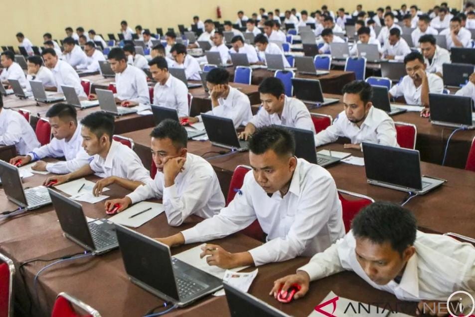 Ilustrasi tes CPNS. (ANTARA)