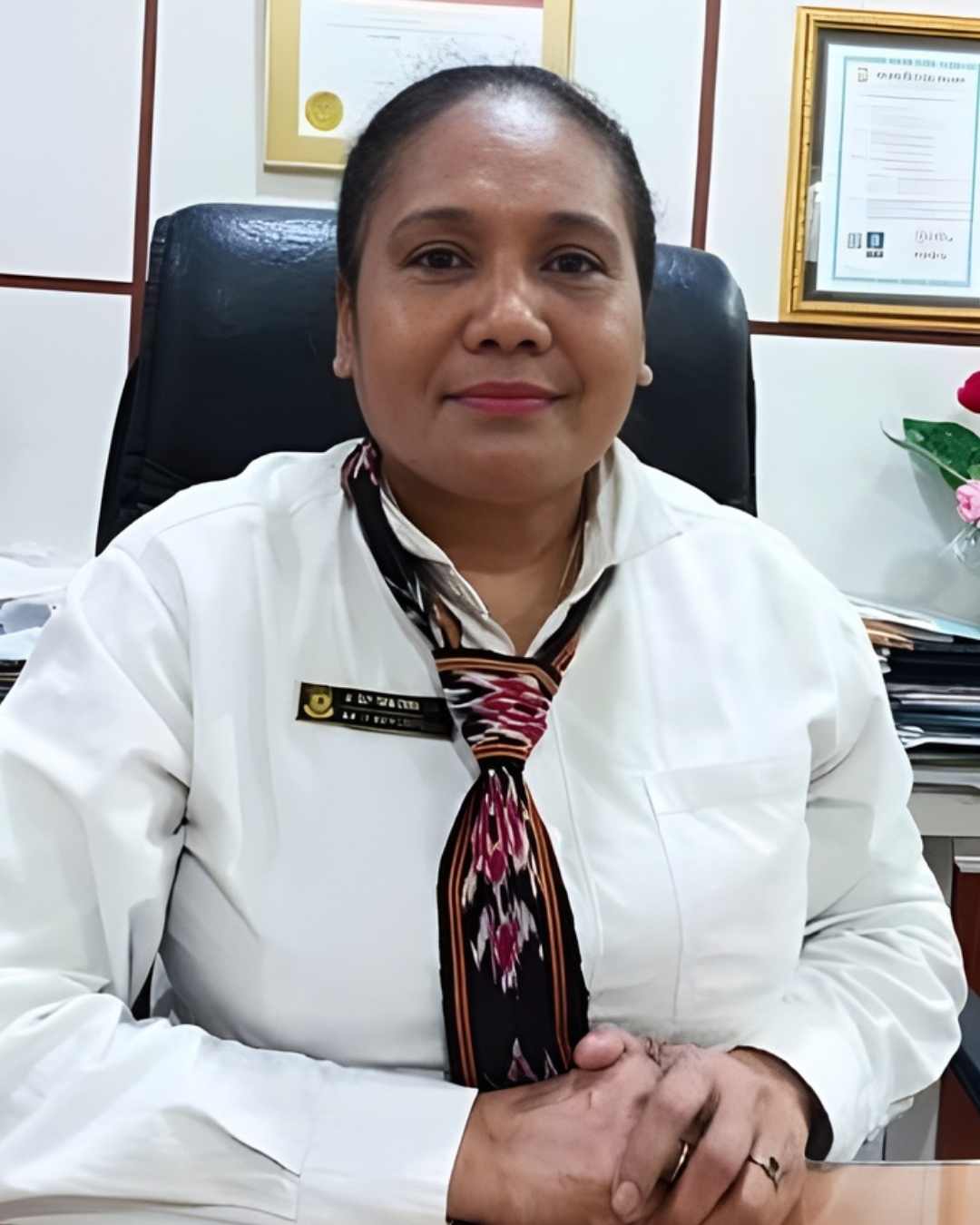 Direktur RSJ Abepura&nbsp;dr. Guy Yana Emma Come, M.PH (CEPOSONLINE.COM/KAREL)