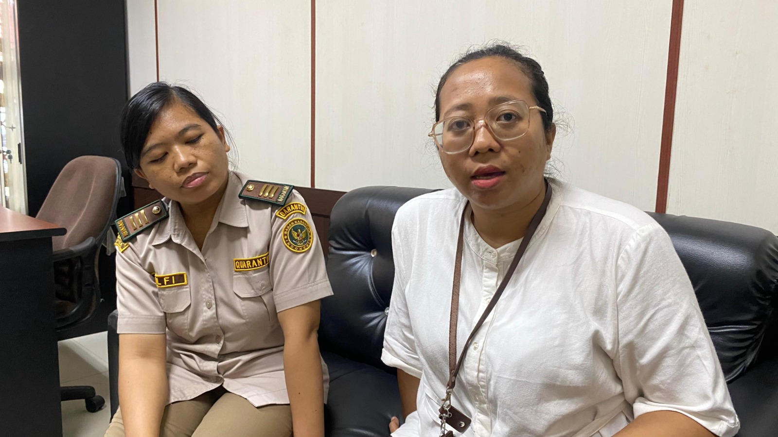 Katimja BBKHIT Papua, Drh. Nyoman Alit (kanan) (Ceposonline.com/Jimianus Karlodi)