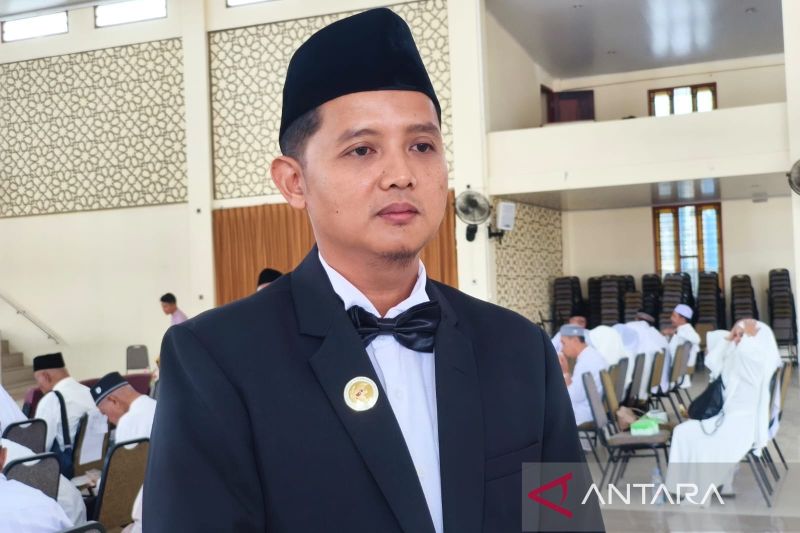 Kepala Kantor Kemenhaj Nabire Putra Aminudin. ANTARA/Ali Nur Ichsan