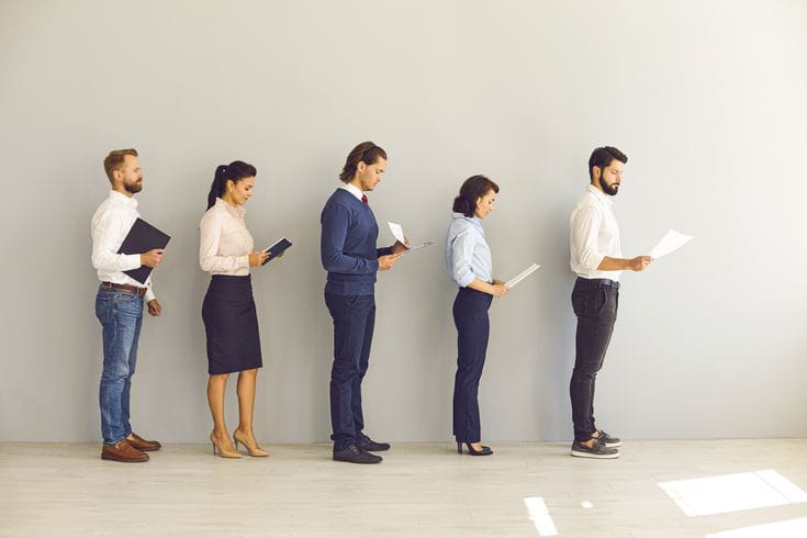 Ilustrasi mencari kerja.