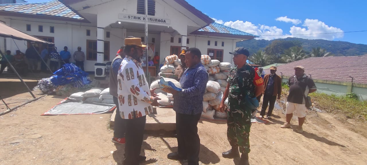 Penyalurkan bantuan tahap pemulihan bagi warga terdampak kebakaran hebat hebat yang terjadi pada 28 Januari 2026 lalu di kawasan Giling Batu, Distrik Karubaga, Kabupaten Tolikara.