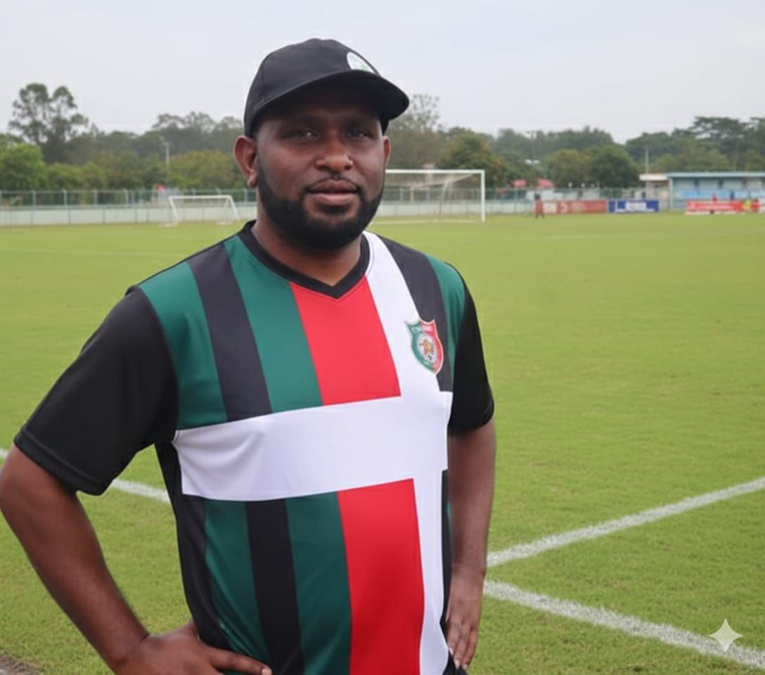 Ketua Panitia Liga 4 Papua Tengah, Alfred Anouw. (CEPOSONLINE.COM/ISTIMEWA)