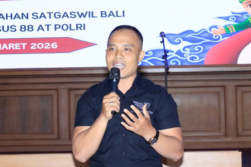 Kanit Densus Cegah Satgaswil Bali Densus 88 Anti Teror Polri Ipda Hadinata Kusumai. (Ceposonline.com/Antara/Dok. Pribadi)
