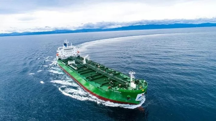 ILUSTRASI: Kapal milik Pertamina yang mengangkut minyak mentah (crude). (IST)  