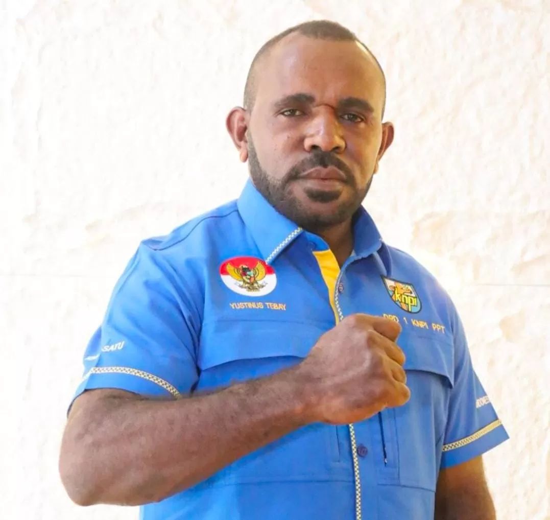 Ketua KNPI Papua Tengah, Yustinus Tebai. (CEPOSONLINE.COM/HUMAS KNPI)