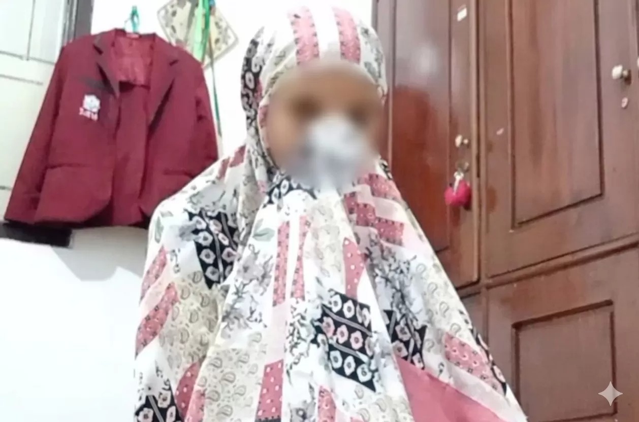 Viral video ukhti mukena pink