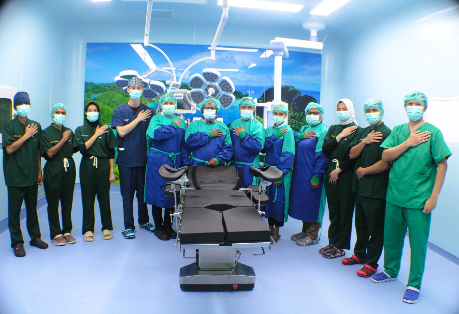 Ruangan Operasi Modular atau Modular Operation Theater (MOT)  di RSUD Karubaga, Selasa (11/3/2025).