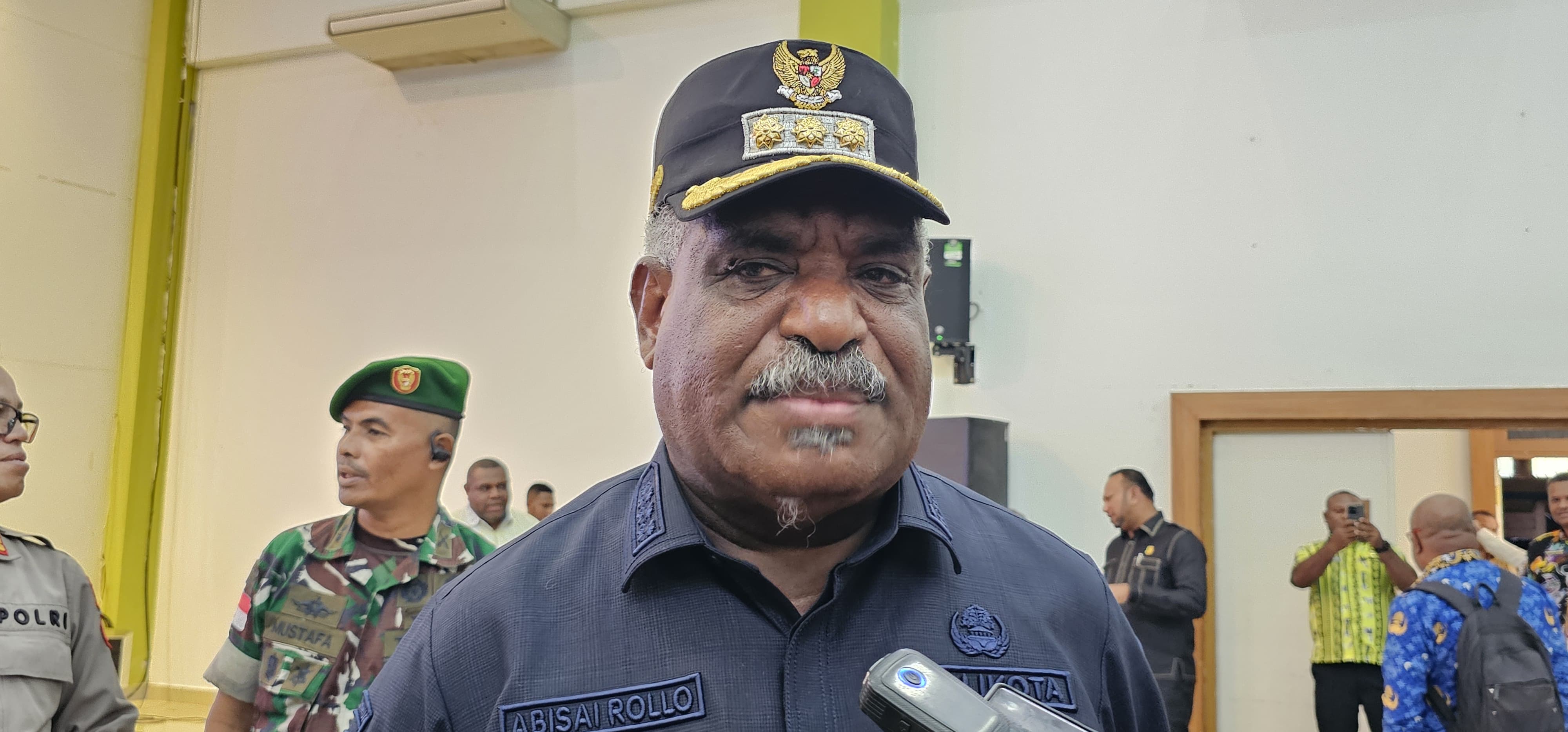 Wali Kota Jayapura, Abisai Rollo. (CEPOSONLINE.COM/HANS PALEN).