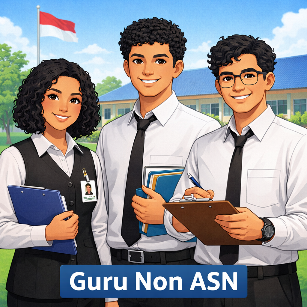 Ilustrasi Guru Non ASN.