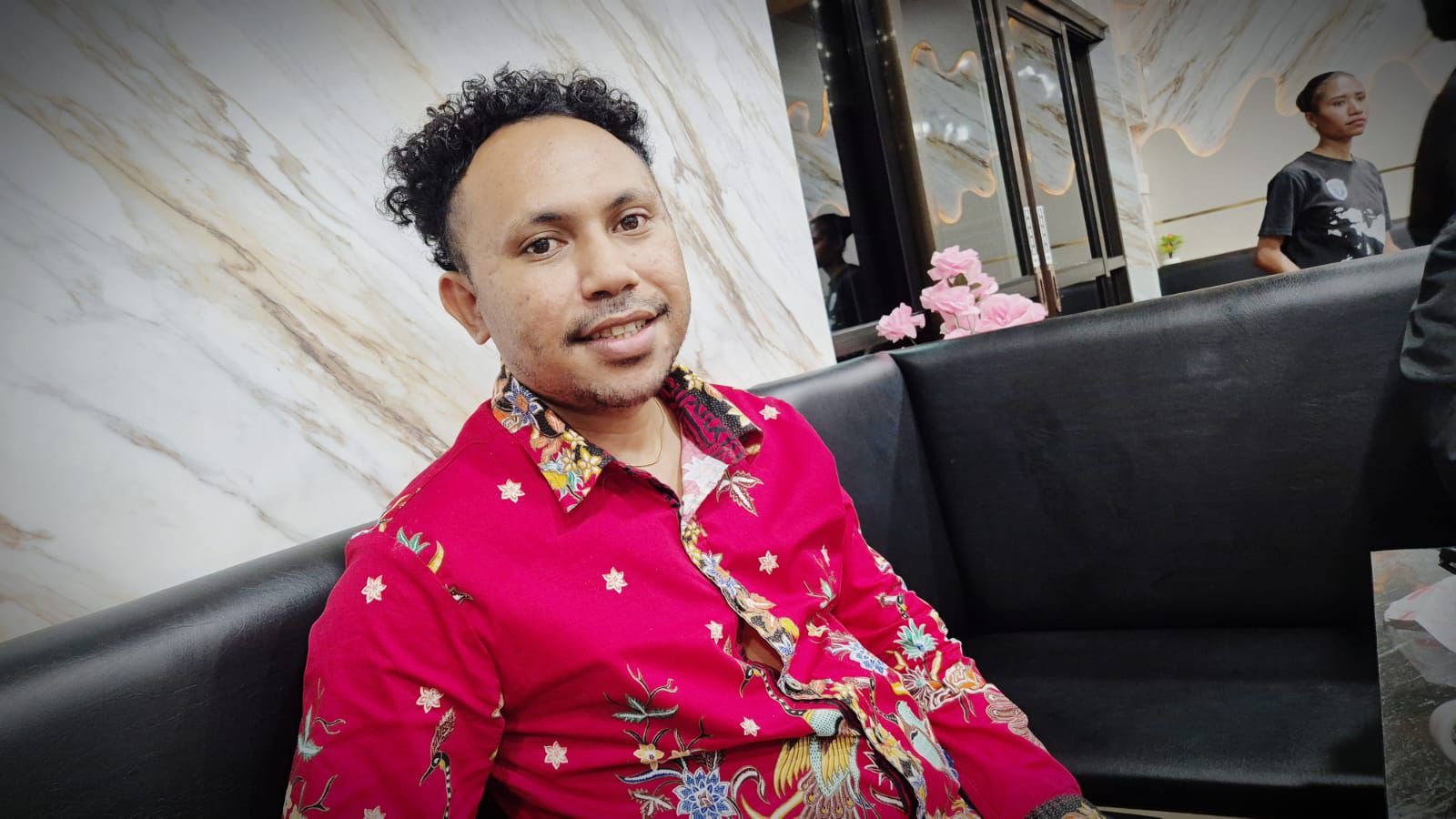 Koordinator BGN Nabire, Marsel Arseyem. (CEPOSONLINE.COM/ISTIMEWA)