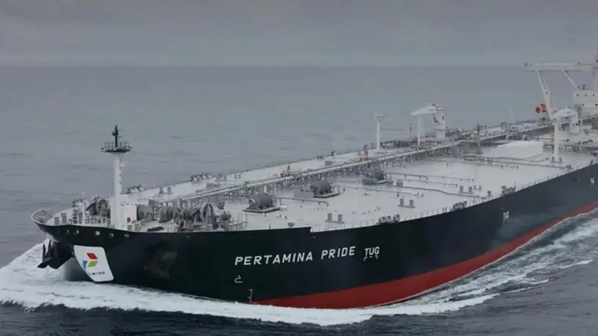 Kapal pengangkut BBM milik pertamina. (Pertamina International Shipping)