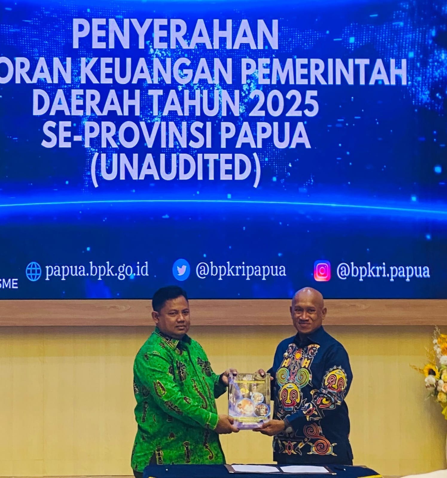 Laporan LKPD Diserahkan ke BPK, Pemkab Biak Optimis Kembali Raih WTP