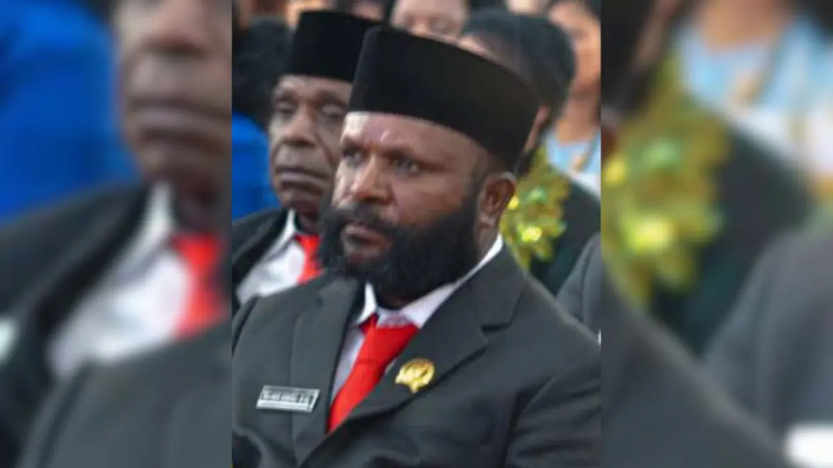 Anggota DPR Papua Tengah, Elias Anouw. (CEPOSONLINE.COM/ISTIMEWA)&nbsp;