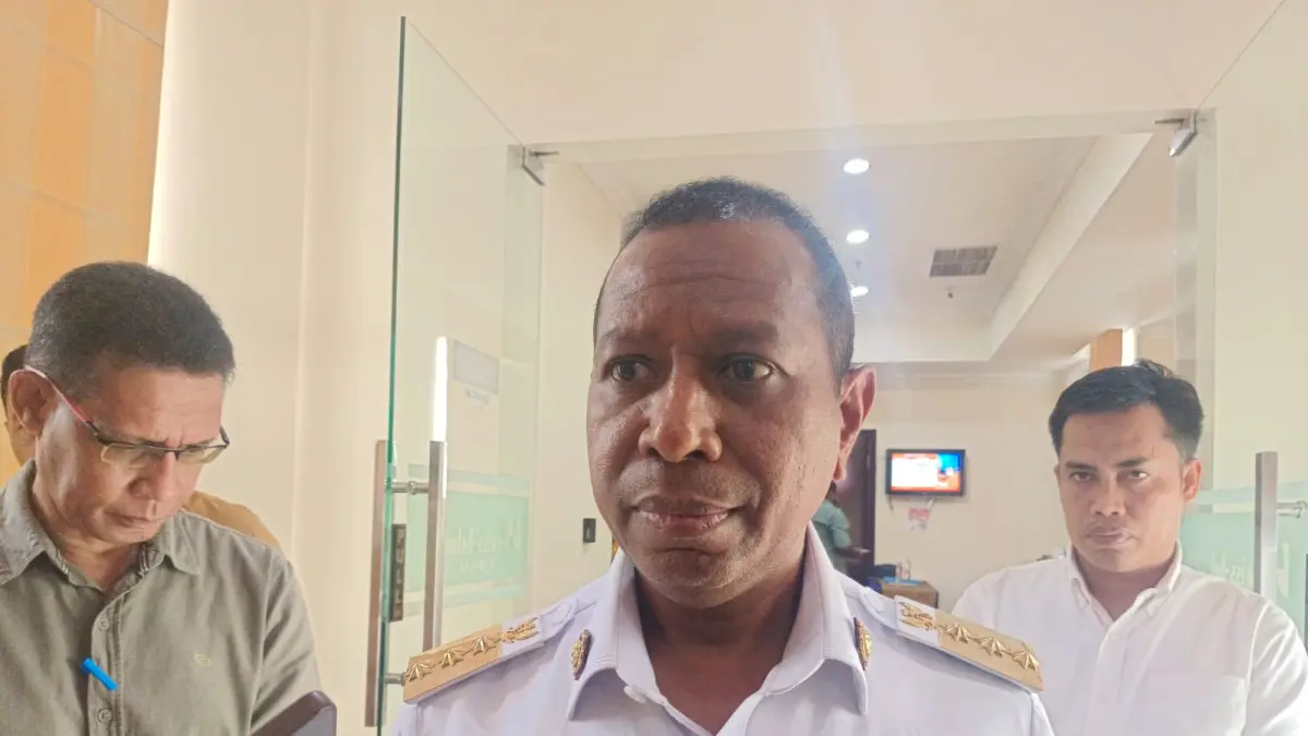 Gubernur Papua Selatan, Apolo Safanpo.(Ceposonline.com/Sulo)