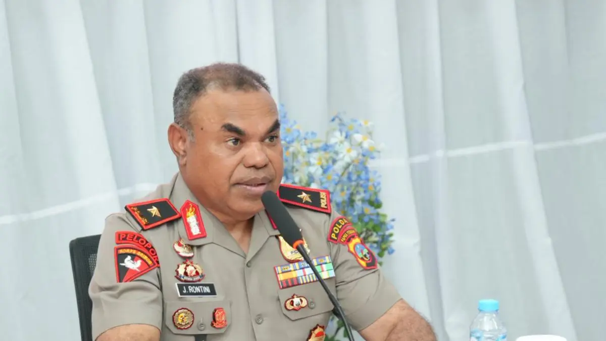 Kapolda Papua Tengah Brigjen Pol. Jermias Rontini (CEPOSONLINE.COM/HUMAS POLDA PAPUA TENGAH)&nbsp;