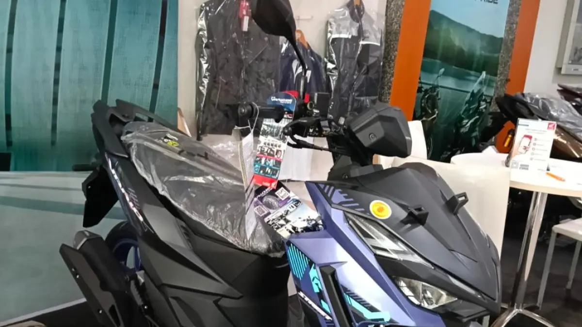 Berbagai varian Motor Honda di Astra Motor Entrop &nbsp;yang diberikan cashback hingga bonus menarik di bulan April ini. (Ceposonline.com/Priyadi)