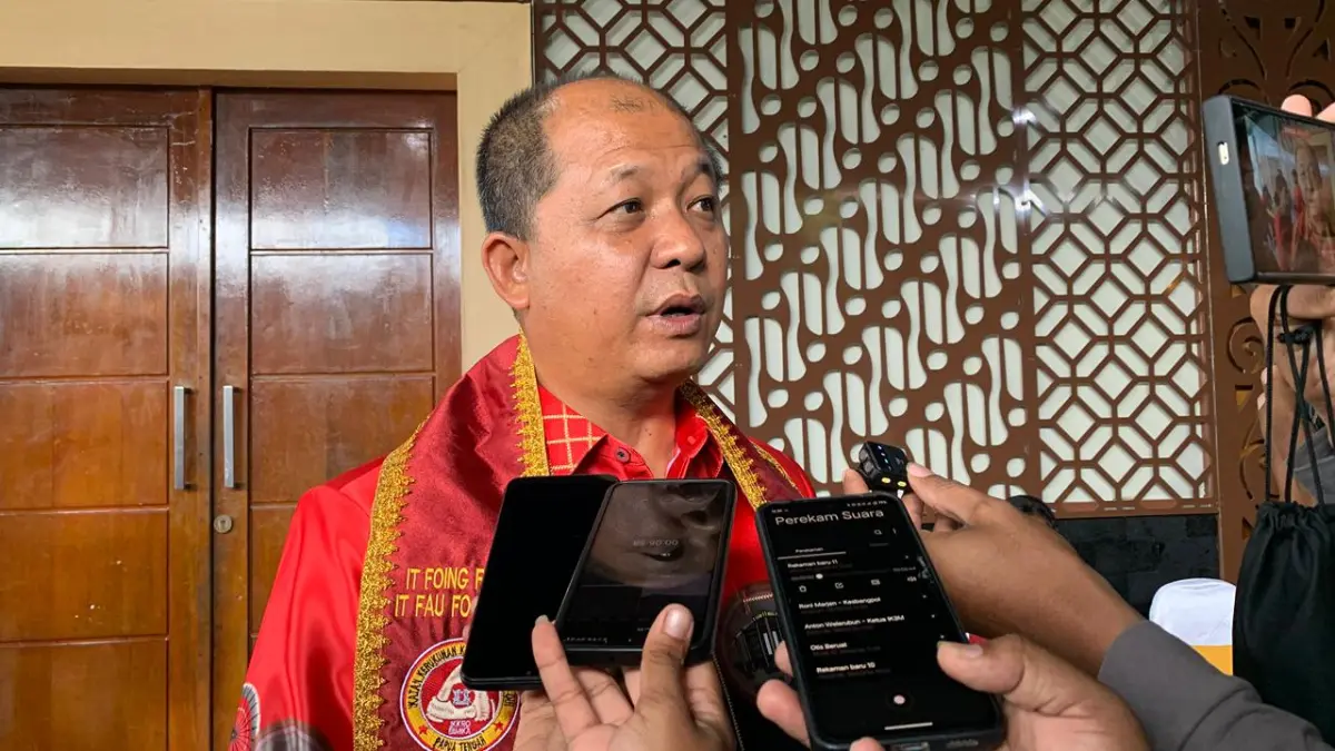 Kepala Dinas Pendidikan Kabupaten Mimika, Antonius Welerubun. (Foto: Ceposonline.com/Moh. Wahyu Welerubun)