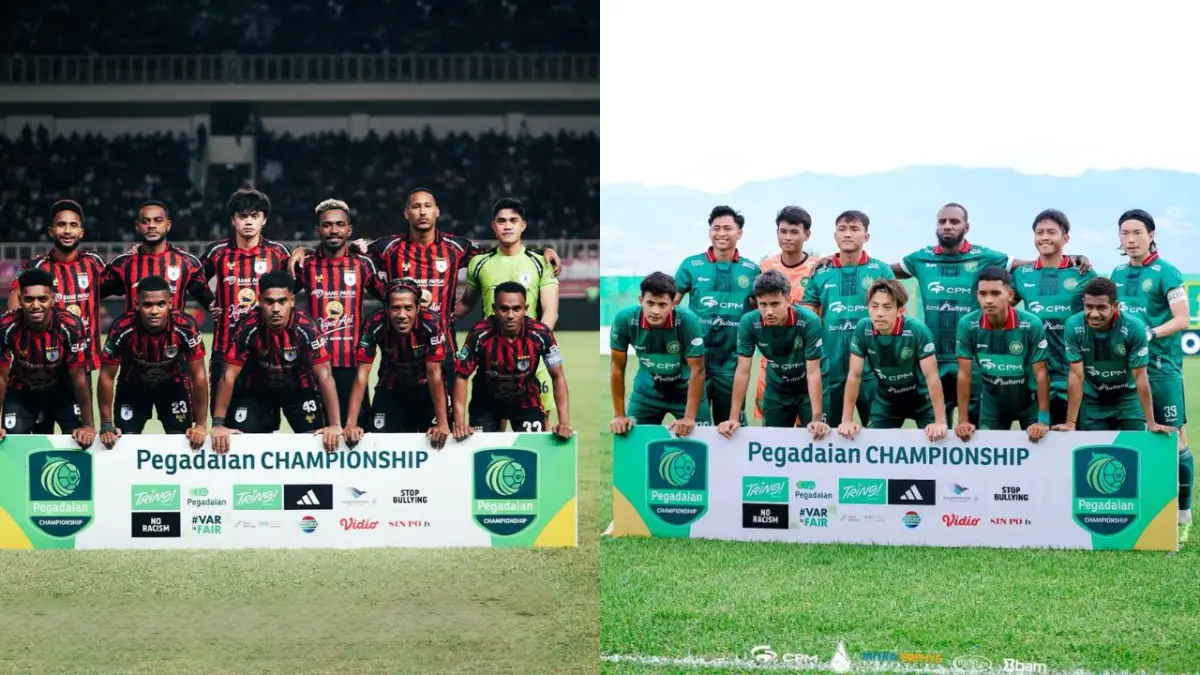 KOLASE FOTO TIM PERSIPURA JAYAPURA DAN PERSIPAL.