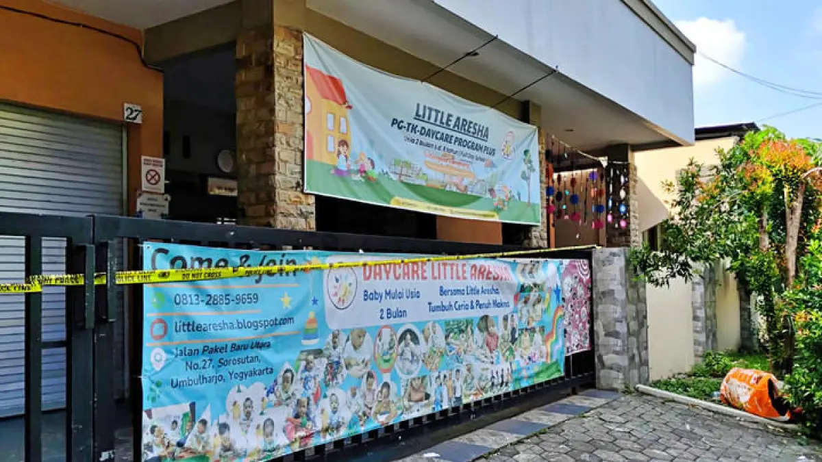 Suasana Daycare Little Aresha di Kemantren Umbulharjo, Kota Yogyakarta, Minggu (26/4/2026). (Ceposonline.com/Panji/kumparan)