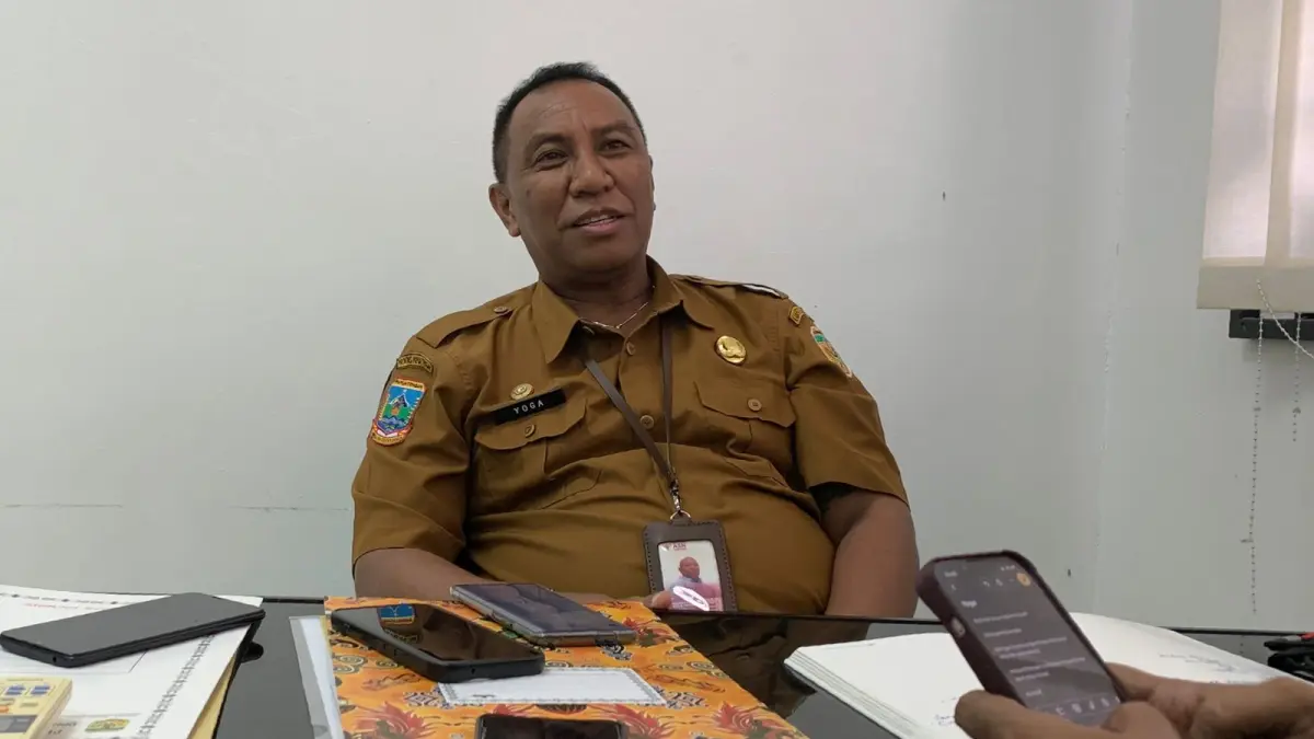 Kepala Dinas PUPR Kabupaten Mimika, Inosensius Yoga Pribadi. (CEPOSONLINE.COM/MOH. WAHYU WELERUBUN).