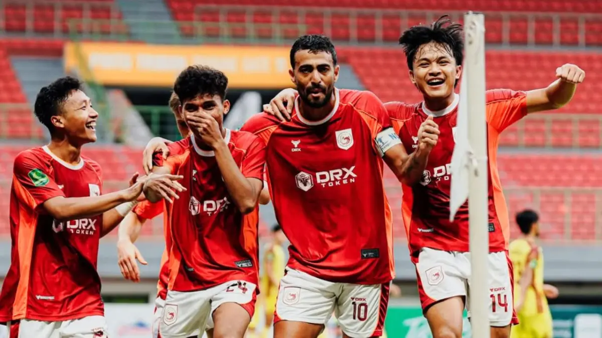 Tim Garudayaksa FC usai Mencetak Gol. (INSTAGRAM @garudayaksafc.official).