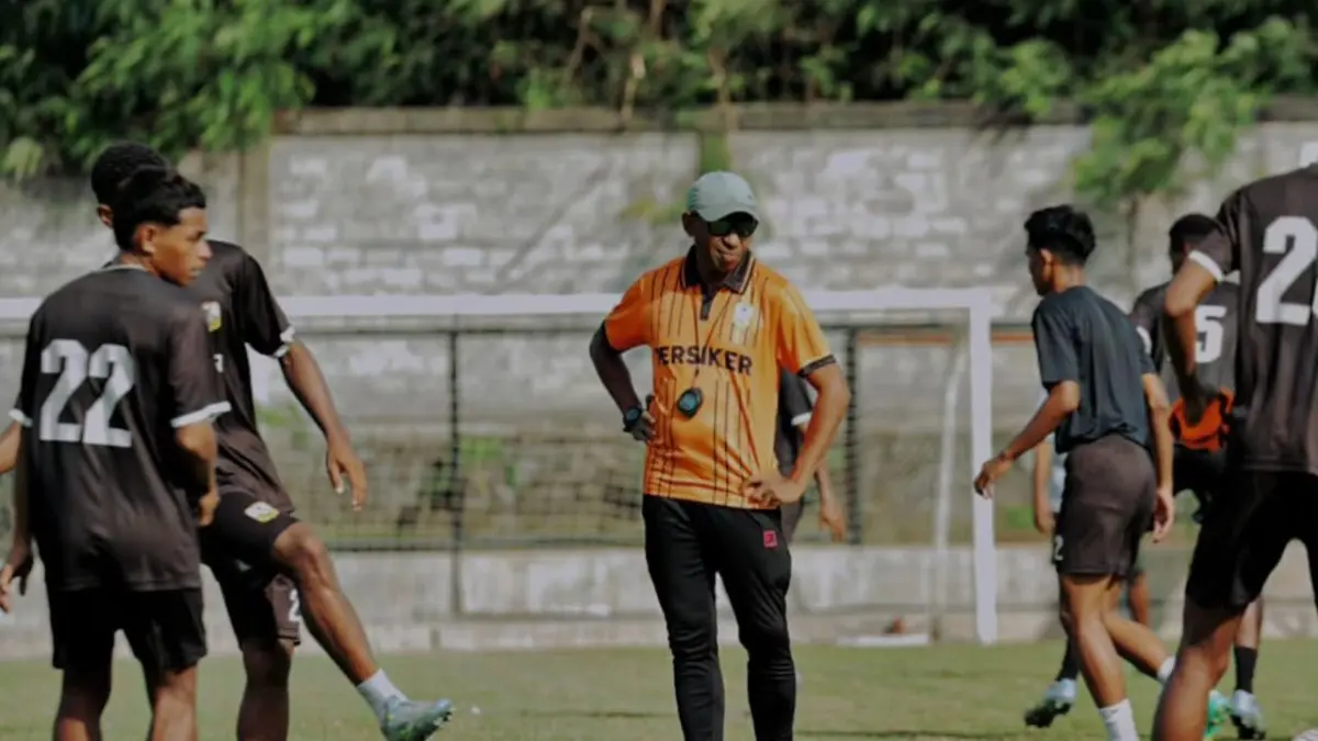 Siuad Persiker Keerom ketika menjalani latihan di Solo belum lama ini. (ISTIMEWA)