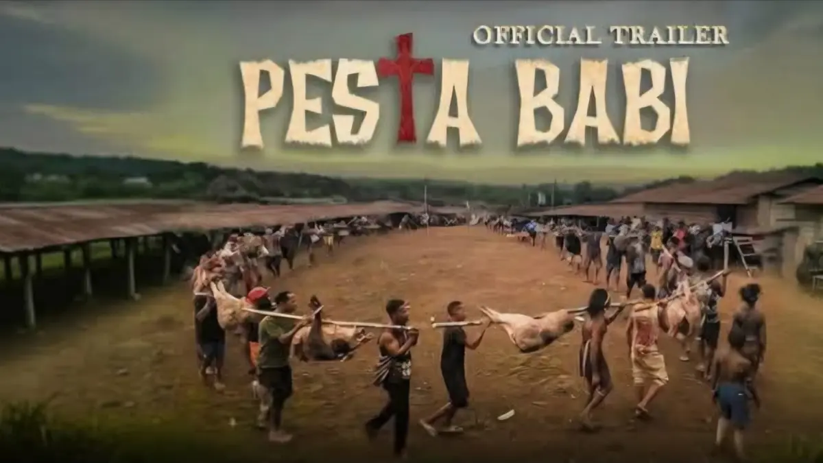 Tangkapan layar cuplikan film “Pesta Babi”. (ISTIMEWA) 