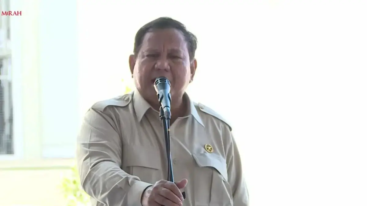 Presiden Prabowo Subianto (YT Setpres)