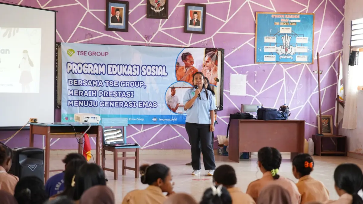 Suasana kegiatan program edukasi sosial dari TSE Group belum lama ini.&nbsp;